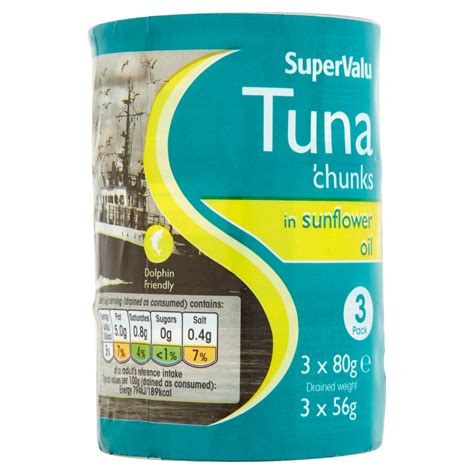 SuperValu Tuna Chunks In Sunflower Oil 3 Pack 80 G Storefront EN