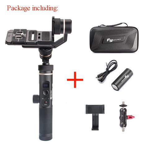 JUST FOR YOU Feiyu G6 Plus 3 Axis Splash Proof Gimbal Stabilizer For