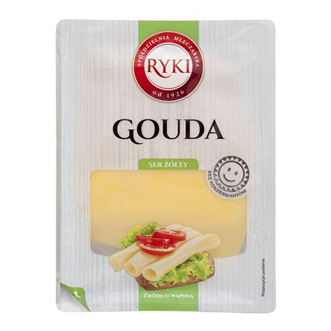 Ryki Gouda sajt 135 g szeletelt Webáruház 0 Ft Ryki Gouda sajt 135