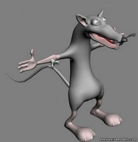 Rat Free 3d Model Max Free3d