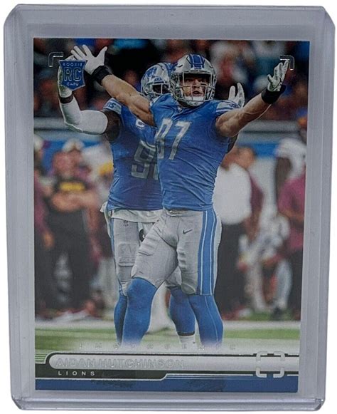 Aidan Hutchinson Panini Chronicles Photogenic Rookie Card Lions Rc