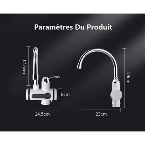 Robinet Chauffe Eau Instantan Electrique V W Robinet Chauffant