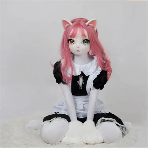 Hd04lilith Female Cute Kitty Cat Mask Girl Resin Full Head Cosplay Japanese Role Play Bjd