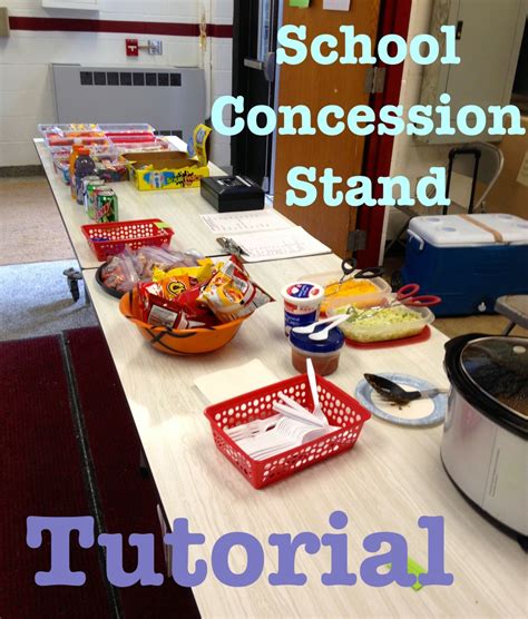 Concession Stand Food Ideas | Examples and Forms