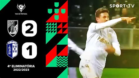 Resumo Vitória SC 2 1 FC Vizela Taça de Portugal SPORT TV YouTube