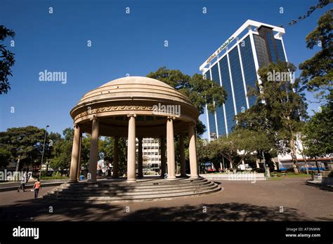 Costa Rica San Jose Parque Morazan public park below Holiday Inn the ...