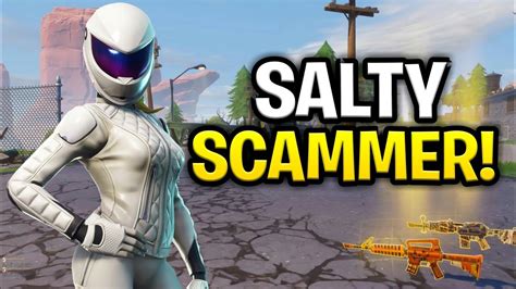 Salty Scammer Tries To Scam Me Twice Scammer Get Scammed Fortnite Save The World Youtube