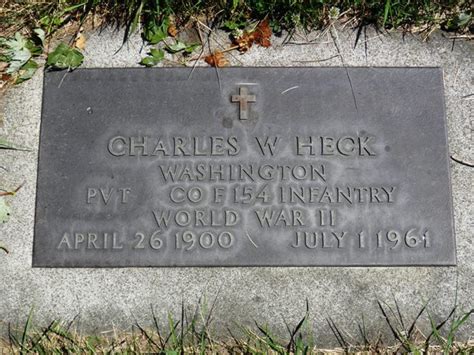 Charles Wendelin Heck M Morial Find A Grave