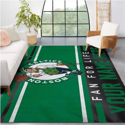 Boston Celtics NBA Team Logos Area Rug Living Room Rug Peto Rugs