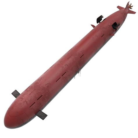 Akula Class Submarine 3D Model $149 - .3ds .c4d .obj .ma .max - Free3D