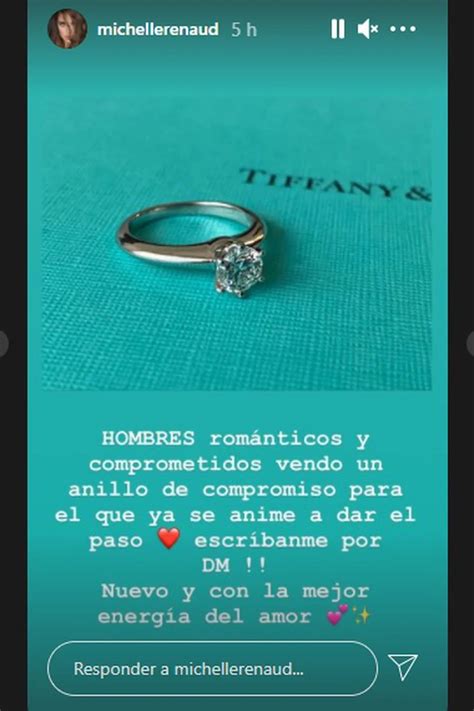 Michelle Renaud Sorprendió Con Noticia De Que Vendería Su Anillo De Compromiso Infobae