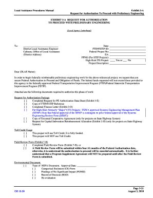 Fillable Online Dot Ca Request For Authorization To Proceed With