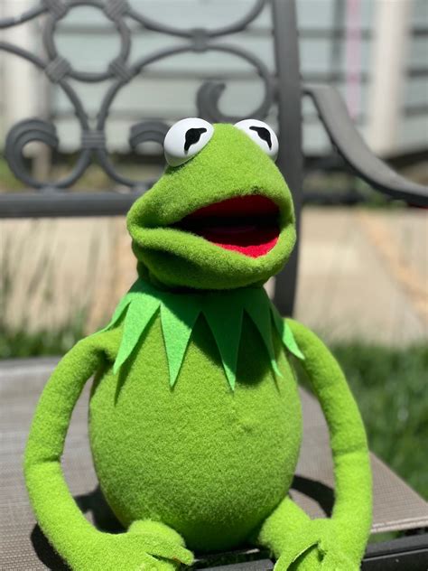 Kermit The Frog Puppet Replica Hand Puppet Muppet 1:1, 51% OFF