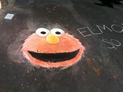 Sesame Street Chalk Art Chalk Art Street Chalk Art Art Painting