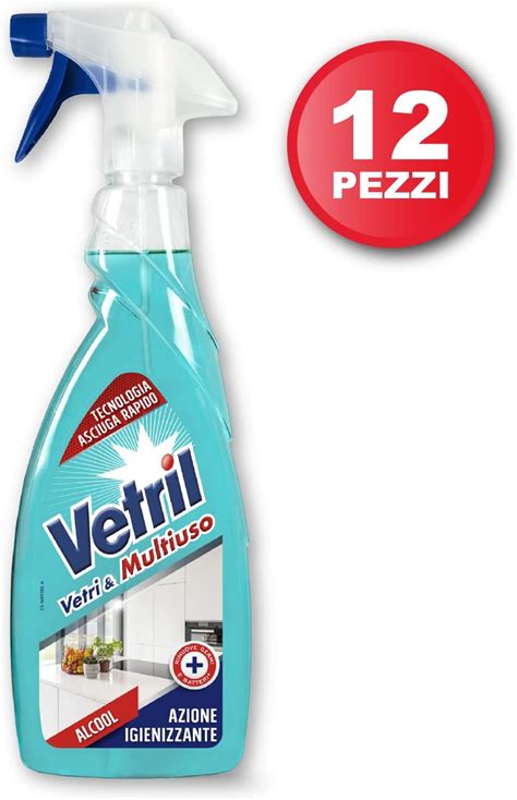 Vetril Spray Igienizzante Vetri E Superfici Contro Batteri E Cattivi