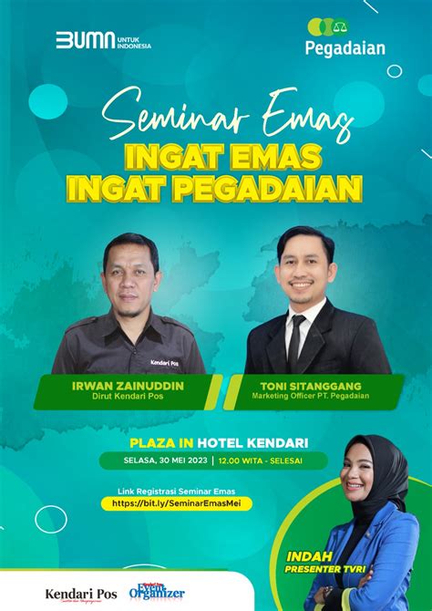 Hari Ini Kendari Pos Dan Pegadaian Gelar Seminar Literasi Investasi