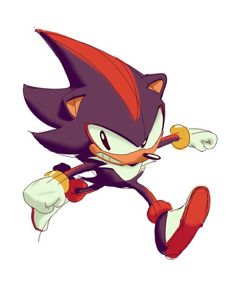 Shadow The Hedgehog Running