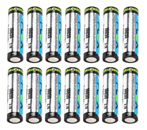 Baterias Recarregáveis 3 7v 3800mah Flex Fx l 18650 14un Frete grátis