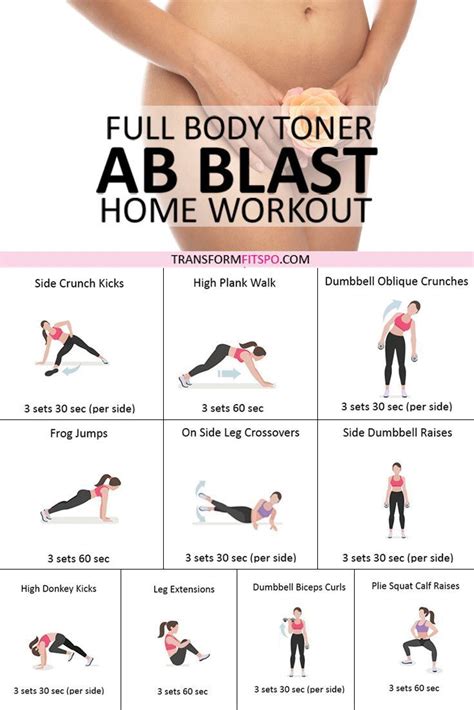 Ab Blast Home Workout 6 Minute Abs This Is A Quick And Intensive Abs