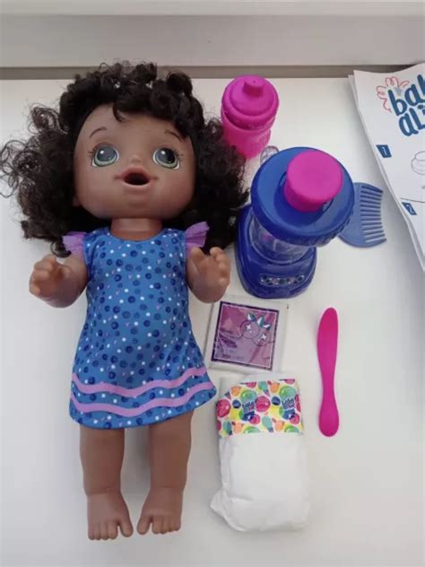 BABY ALIVE MAGICAL Mixer Baby Doll Blueberry Blast With Blender