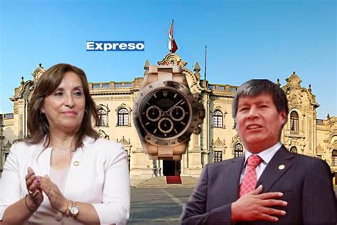 Wilfredo Oscorima adquiere Rolex en el cumpleaños de Dina Boluarte