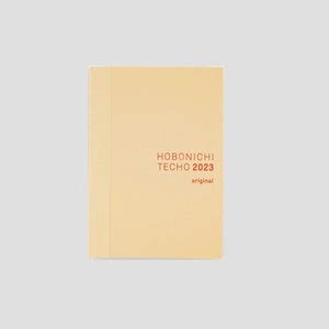 Hobonichi Techo 2023 Japanese Planner Original A6 Etsy