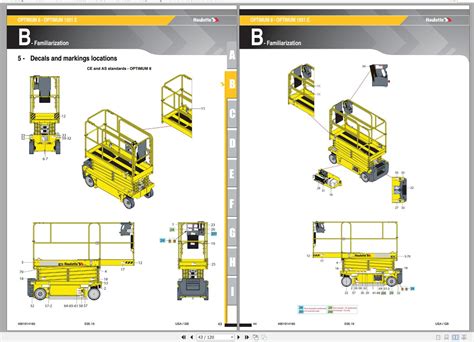 Haulotte Electric Scissor Lift Optimum E Operators Manual