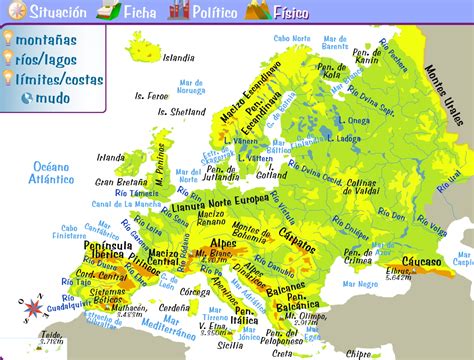 Blog De Ciencias De Europa Relieve E Hidrograf A