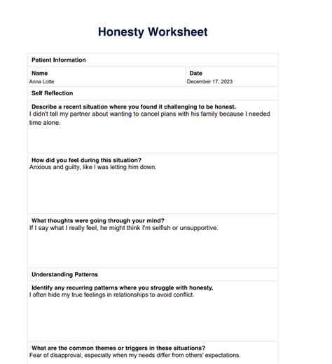 Free Worksheet On Honesty Download Free Worksheet On Honesty Png