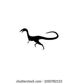 Compsognathus Icon Elements Dinosaur Icon Stock Vector Royalty Free