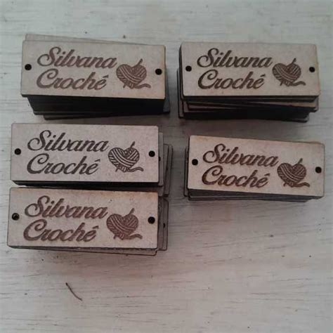 Etiquetas Personalizada Para Crochê - Kit Etiquetas Personalizadas Para Croche Artesanato Mdf 100un Tag ...