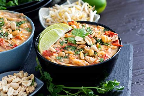 Thai Peanut Chicken Noodle Soup Gluten Free And More