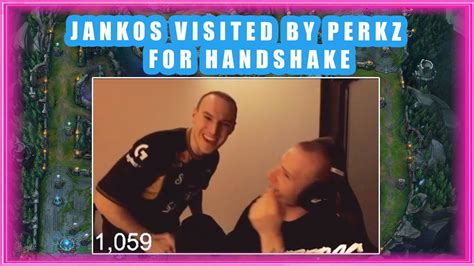 Jankos Visited By Perkz For Handshake Youtube