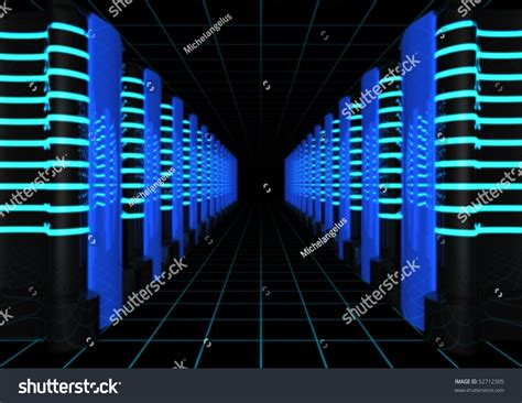 Computer Server Farm Abstract Stock Illustration 52712305 | Shutterstock