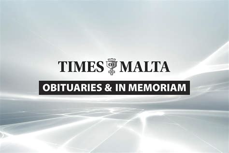 Obituaries Today Malta - masak