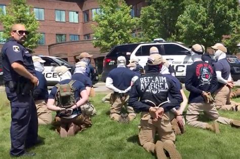 31 Members Of Far Right Group Arrested At Idaho Pride Event