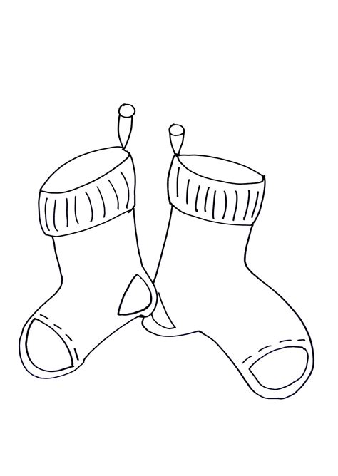 Socks Coloring Pages