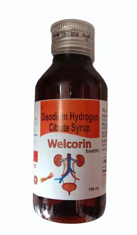 Disodium Hydrogen Citrate Syrup 100 Ml At Rs 100 Bottle In Meerut ID