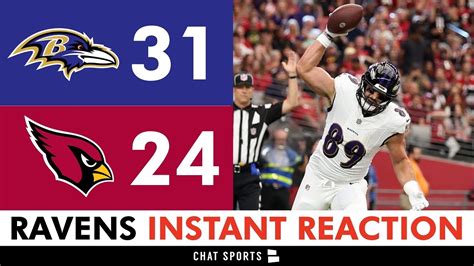 Best In The Afc Ravens Instant Reaction After Win Vs Cardinals Gus