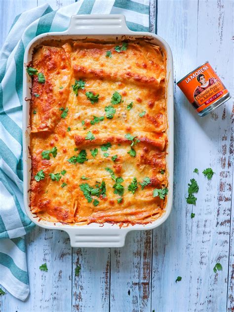 Creamy Chipotle Chicken Enchiladas Fab Everyday