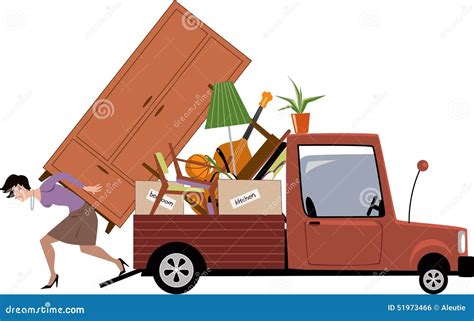 Free Moving Truck Furniture Clipart