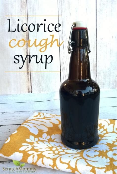 DIY Licorice Cough Syrup - Scratch Mommy