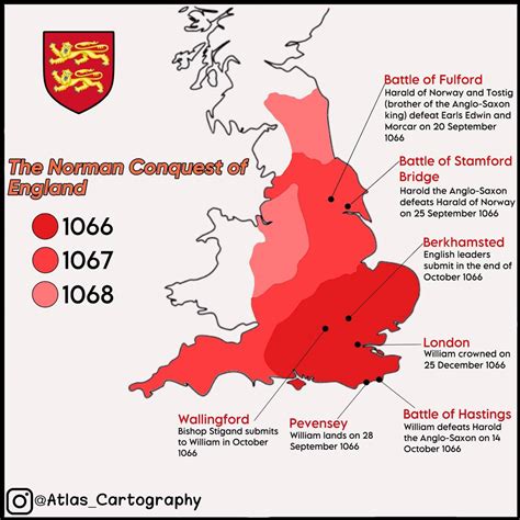 norman conquest  england  century  maps   web