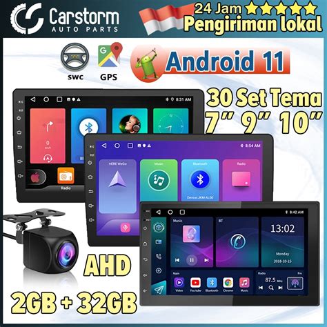 Carstorm Double Din Android Head Unit 7 9 10 Inch Touch Screen Shopee