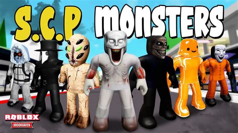 Aku Membuat Scp Monsters Di Brookhaven W Codes Roblox Indonesia Youtube