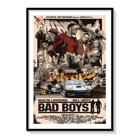 Buy Bad Boys Movie Poster Online at Best Price – Dessine Art