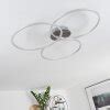 Johsa Deckenleuchte Led Nickel Matt Silber H Lampe De