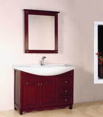 solid oak wooden bathroom furniture S4592 from Walnut Bathroom Vanity ...