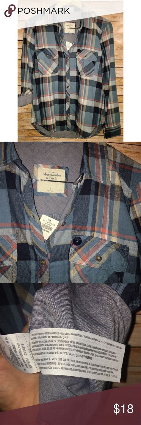 Abercrombie And Fitch Plaid Button Down Small Abercrombie And Fitch