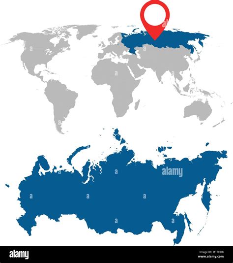 Mapa Detallado De Rusia Federación De Rusia Y El Mapa De Navegación